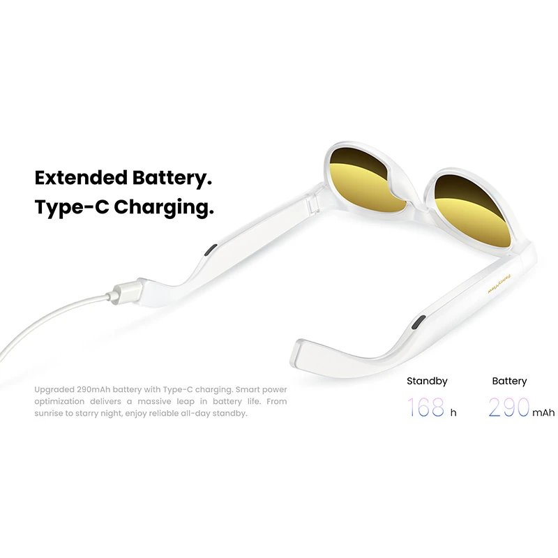 Y4 AI Smart Glasses with Camera: Stylish Bluetooth sunglasses featuring photo capture, translation, music playback, and call functions.