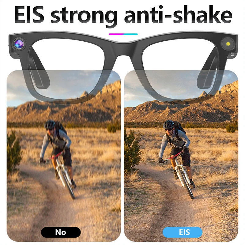 E09 AI Smart Glasses with Camera: : 8MP Video Recording, Simultaneous Interpretation, Intelligent Recognition, Meeting Minutes, AI Smart Glasses