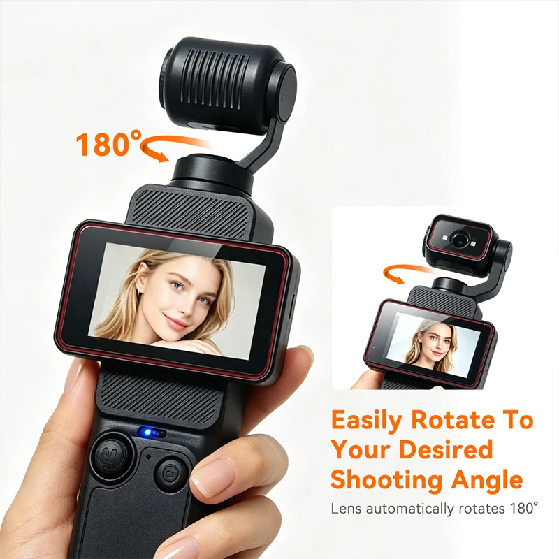 C10 Pocket Camera :Handheld HD Sports Camera &ndash; Portable Outdoor Vlogging & Cycling Action Cam